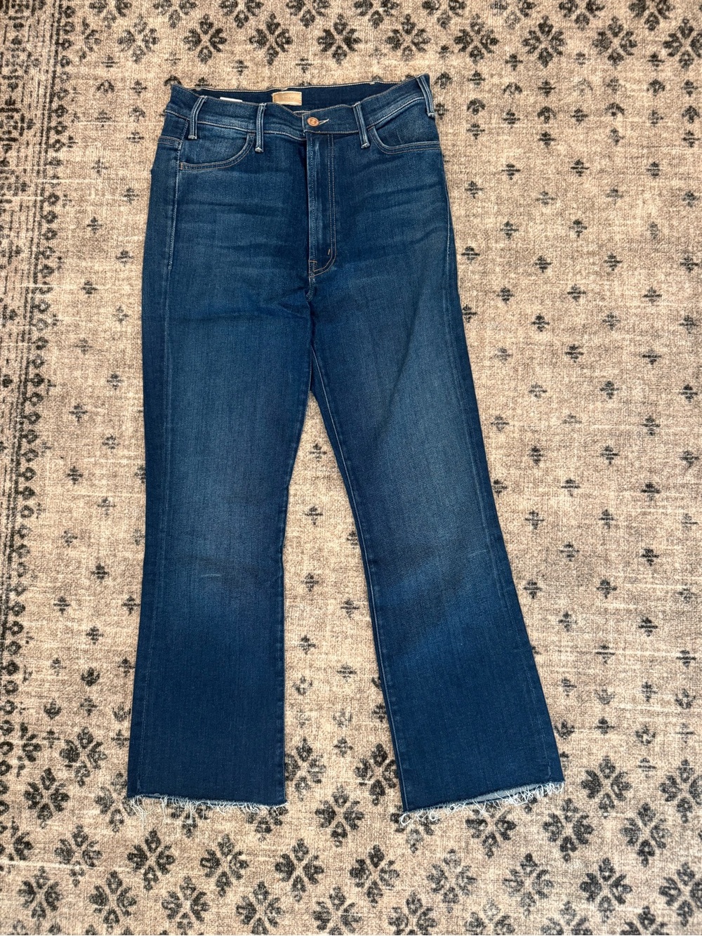 MOTHER The Hustler Ankle Fray Jeans